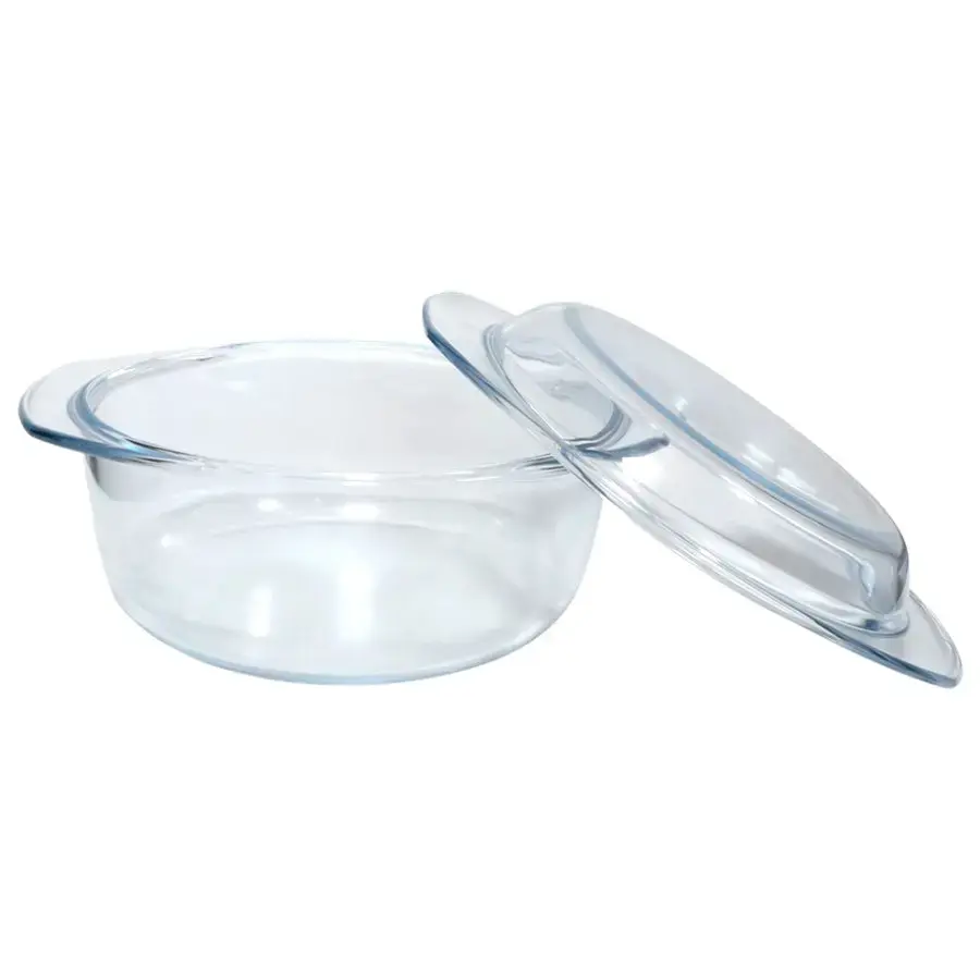Trauks stikla karstumizturīgs ar vāku 2.5L, 27x22x13cm