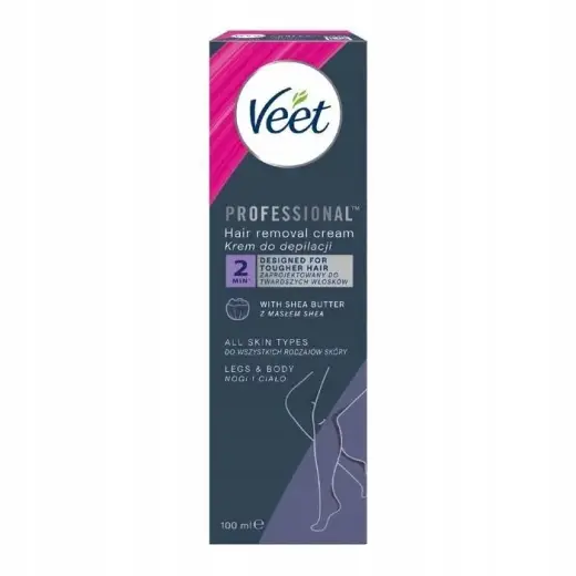 Veet Professional All Skin Types Hair Removal Cream for All Skin Types 100 Ml
