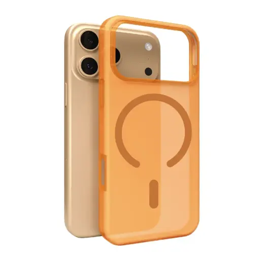 Puro Daylight Compatible phone case with MagSafe support for Apple iPhone 17 Pro Max orange