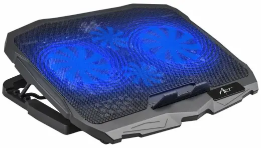 Cooling stand for laptop ART P4 2 x USB A LED black