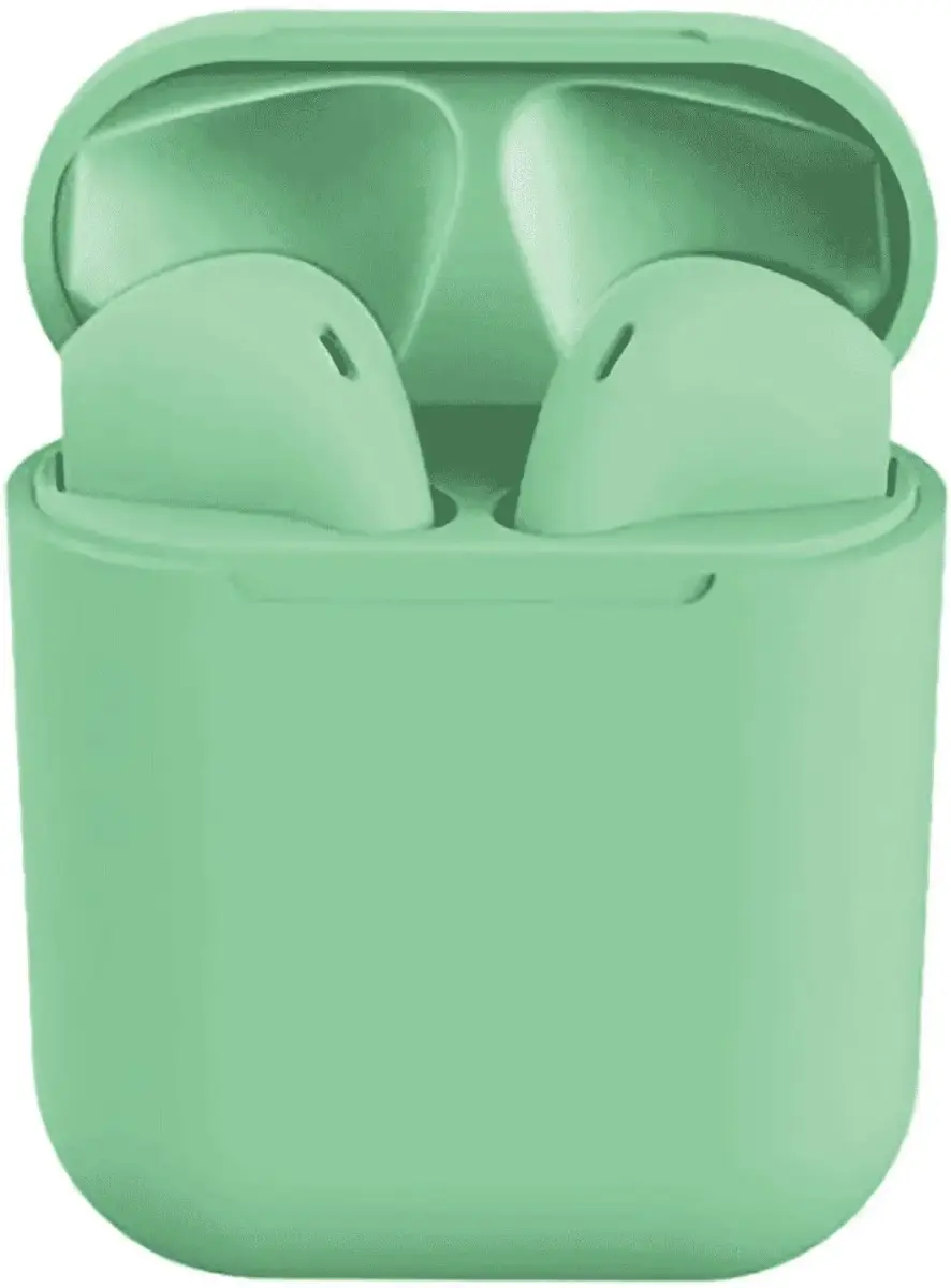 iNpods i12 wireless headsets with microphone (green)