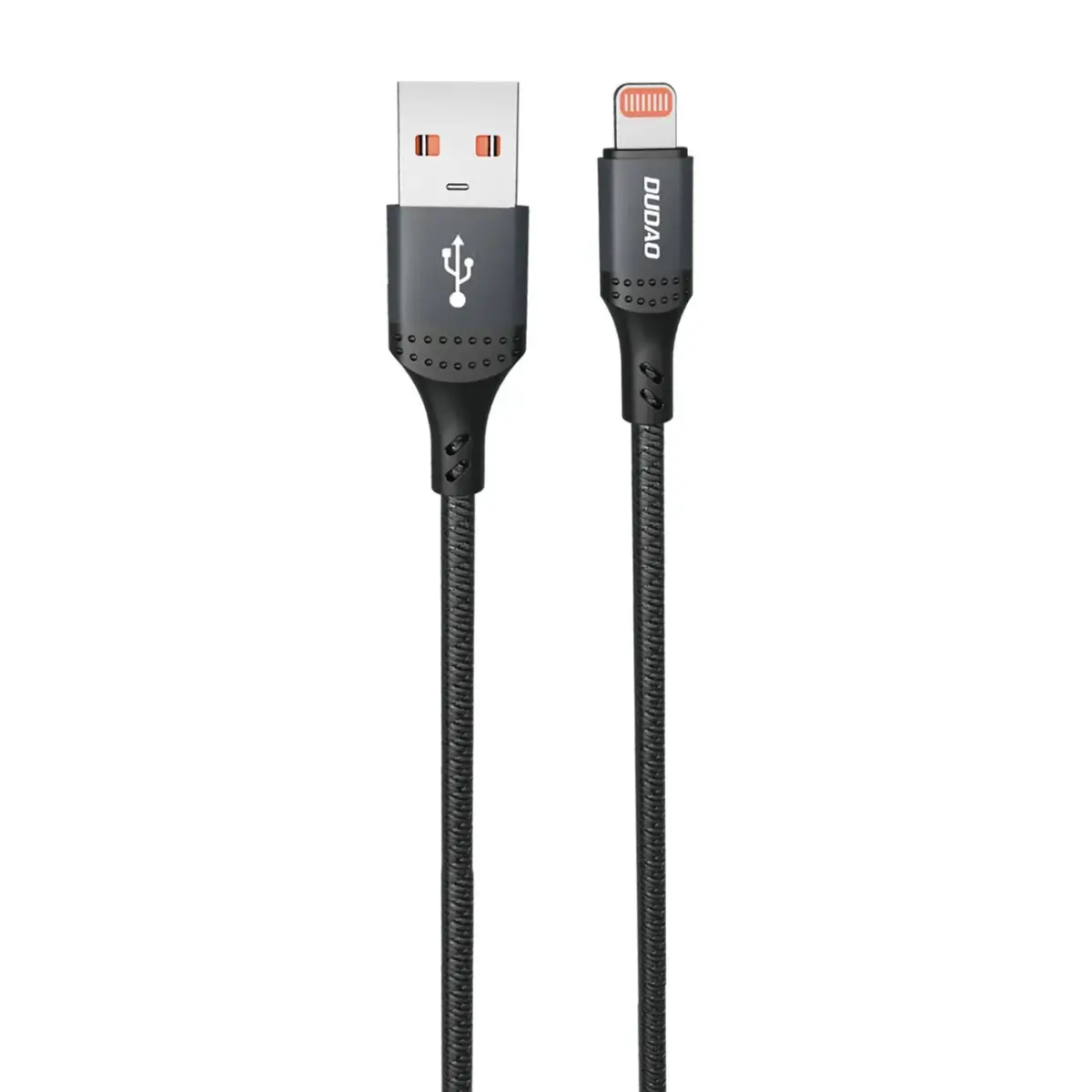 Dudao L3SL datu pārraides un uzlādes vads | USB-A uz Lightning | 30W | 1.2m | melns