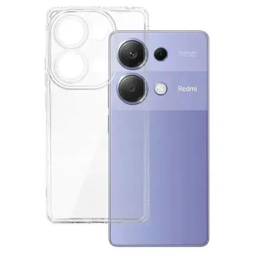 Fusion Armor Antishock maciņš telefonam Redmi Note 13 Pro 4G | Poco M6 Pro 4G caurspīdīgs