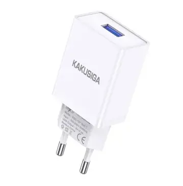 KAKUSIGA KSC-757 travel charger | 12W | USB-A | white