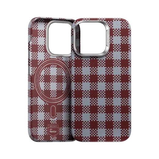 Benks Magnetic Armor Vichy Kevlar чехол для телефона iPhone 16 Pro Max красный