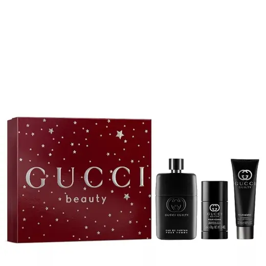 Gucci Gucci Guilty Pour Homme Eau De Toilette for Men Duo Giftset 90ml - Multi