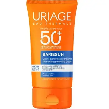 Uriage Bariesun Protective Unscented Cream SPF 50+ - Hydratační krém na opalování 50ml