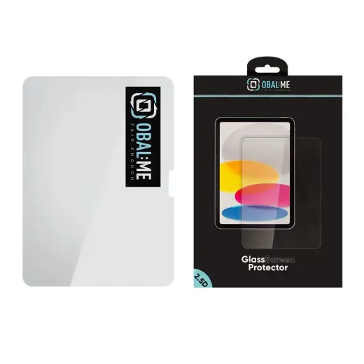 OBAL:ME 2.5D Glass Screen Protector for Apple iPad Air 2024/2025 Clear