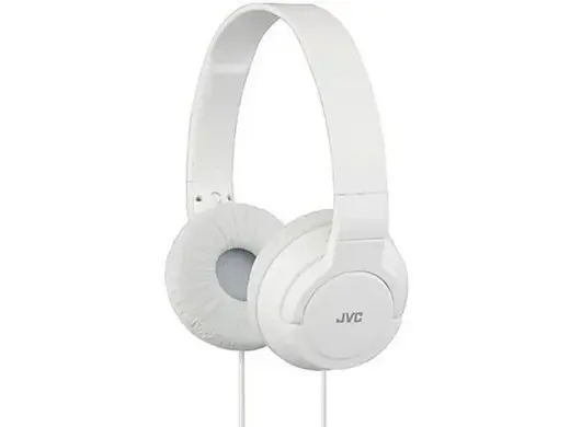 Wired Headphones jack 3,5mm JVC HA-S180-W white