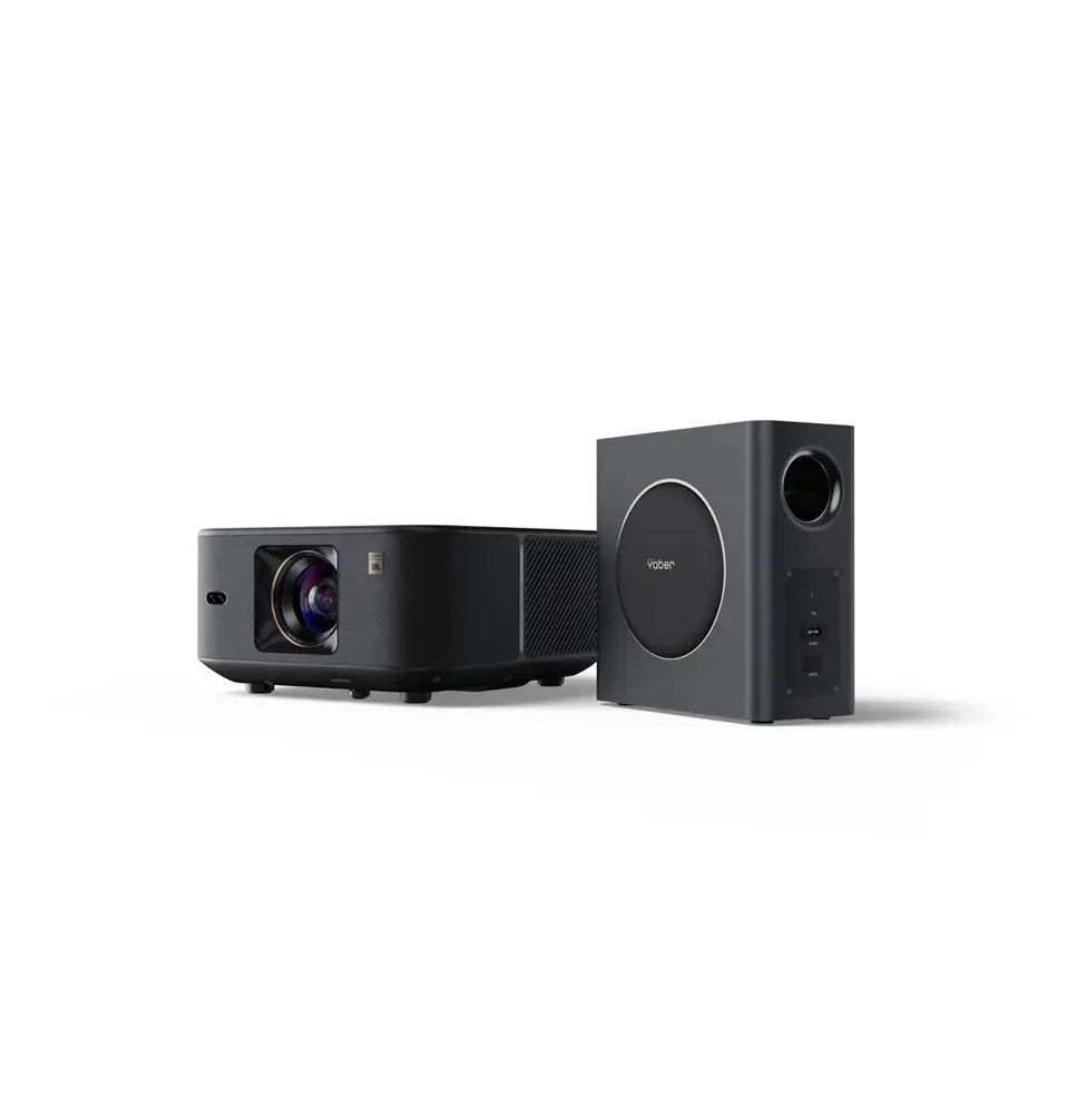 Yaber K3 Pro LCD FullHD 1080p Multimedia Projector with JBL Speakers and Subwoofer - Black