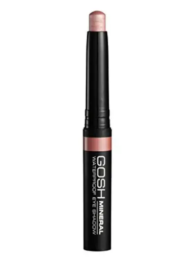 Gosh, Mineral, Perfume-Free, Metallic, Cream Eyeshadow, 009, Rose, 2.5 g