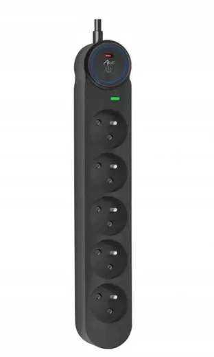 Extension cord 5 sockets Art F2110 3 m black