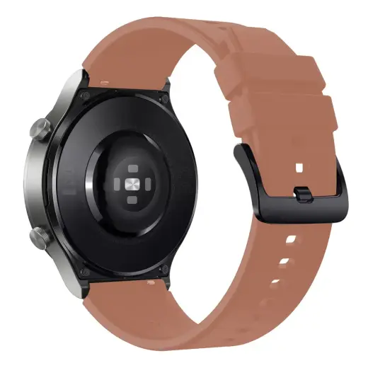 Silicone strap for Huawei Watch GT 2 / 3 / 4 / 2 Pro / 3 Pro / 4 Pro / GT 2e - burgundy