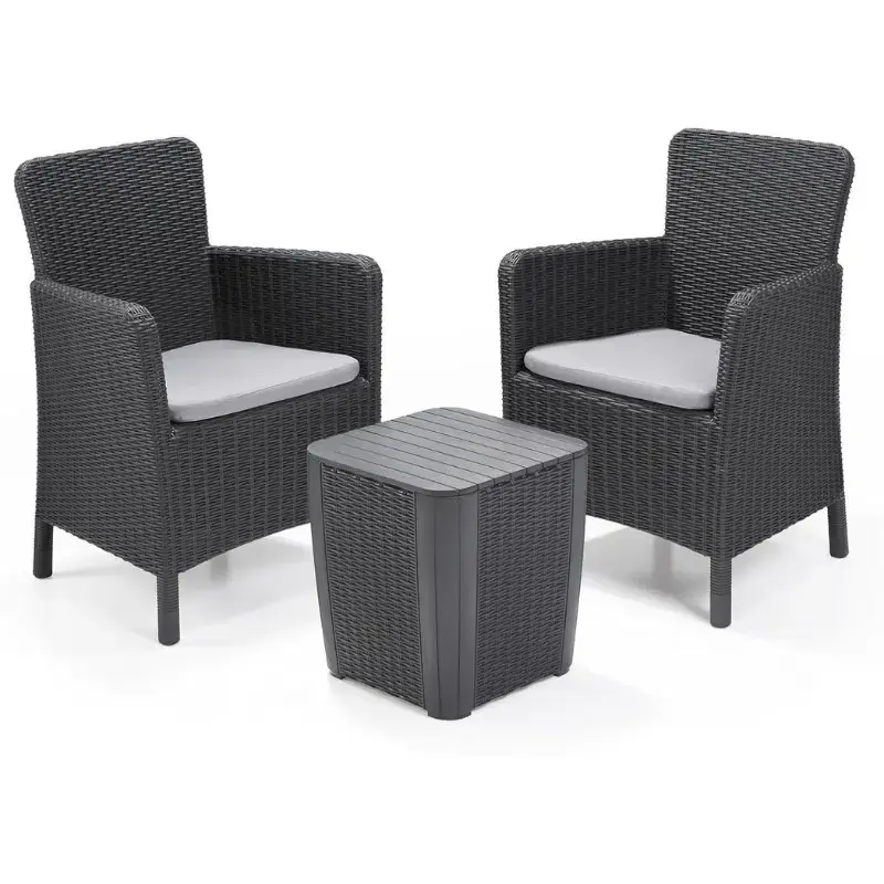 Sodo baldų komplektas Trenton Balcony Set pilkas