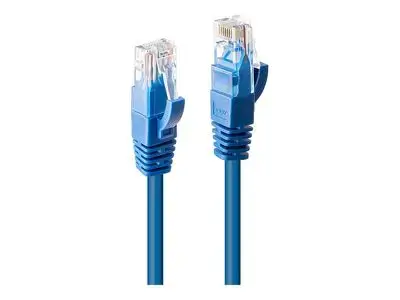 Lindy patch cable - 50 cm - blue