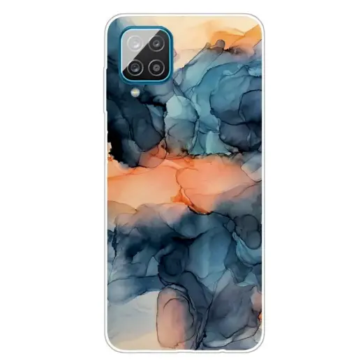 Fusion marble silikona aizsargapvalks Samsung A125 Galaxy A12 (dizains a)