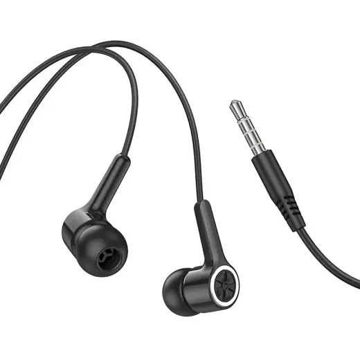 Wire earphones Jack 3,5 mm Hoco M104 black