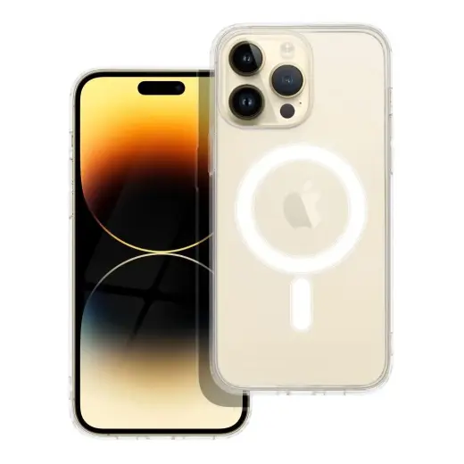 Clear Mag maciņš ar MagSafe atbalstu telefonam iPhone 14 Pro Max caurspīdīgs