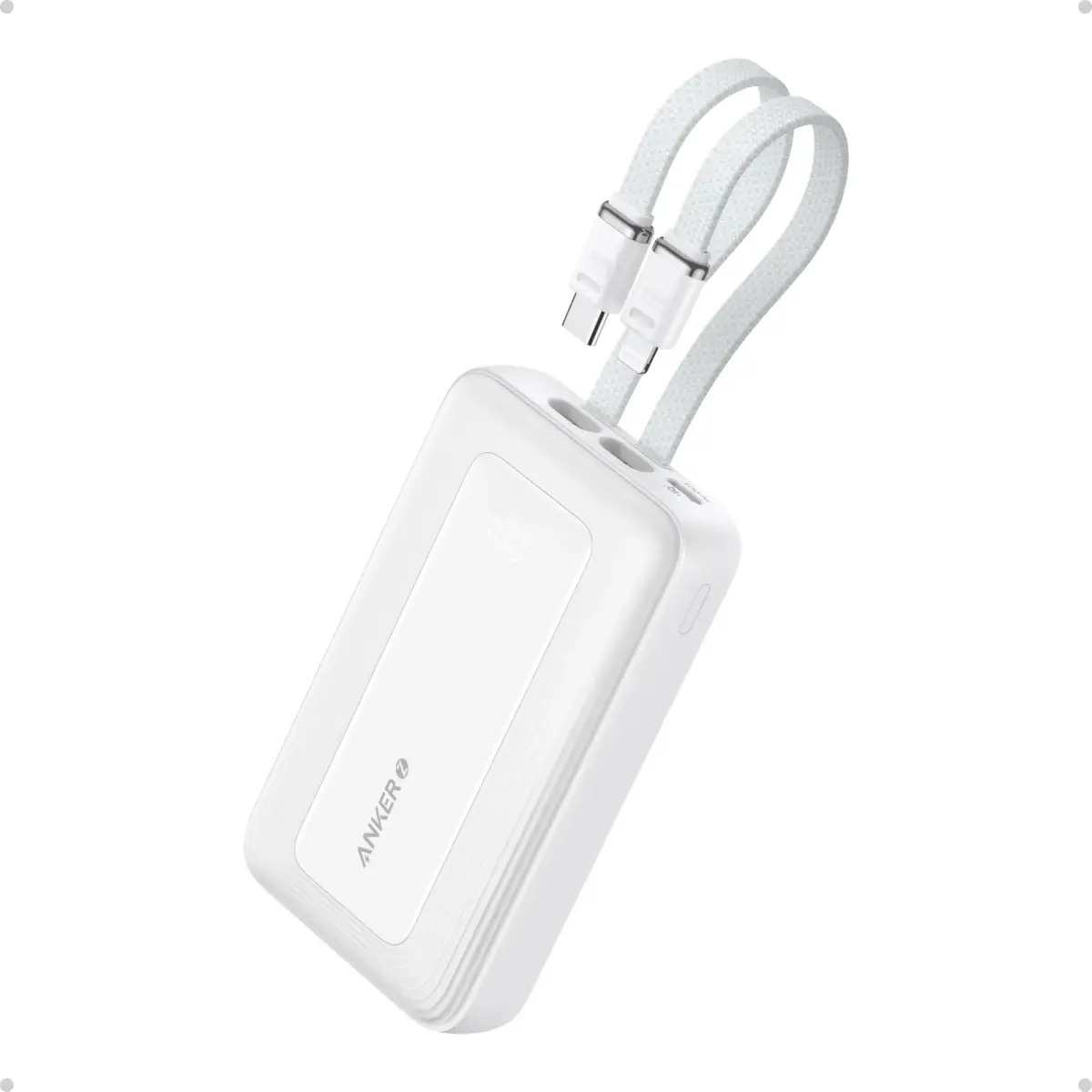 Anker A1681H21 external battery (powerbank) | 20000 mAh | 30W | USB-C, Lightning | white