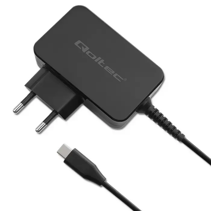 Qoltec POWER PRO tīkla lādētājs | 45W | GaN | USB-C