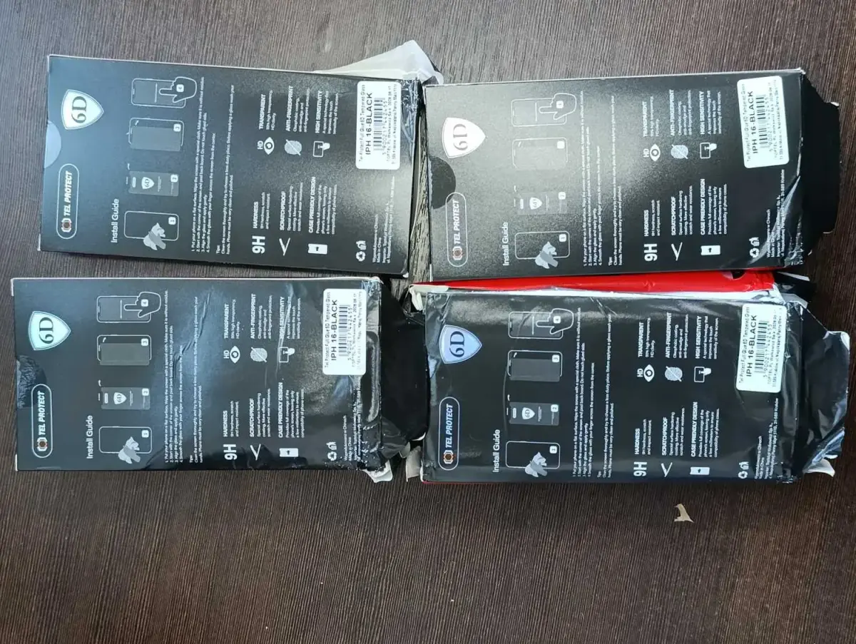Tel Protect Full Glue 6D karastatud kaitseklaas telefonile iPhone 16 (10 tk.)