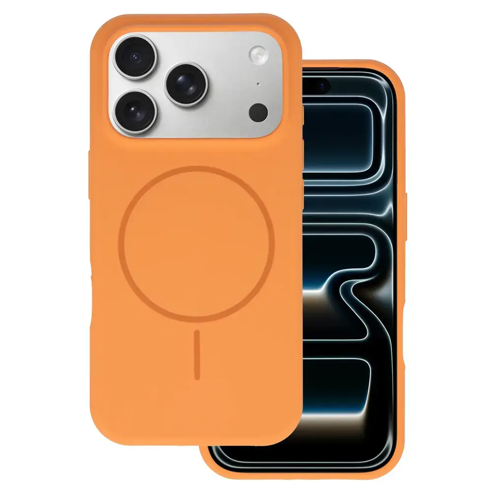 Magsafe Slim Silicone for Iphone 17 Pro Max orange