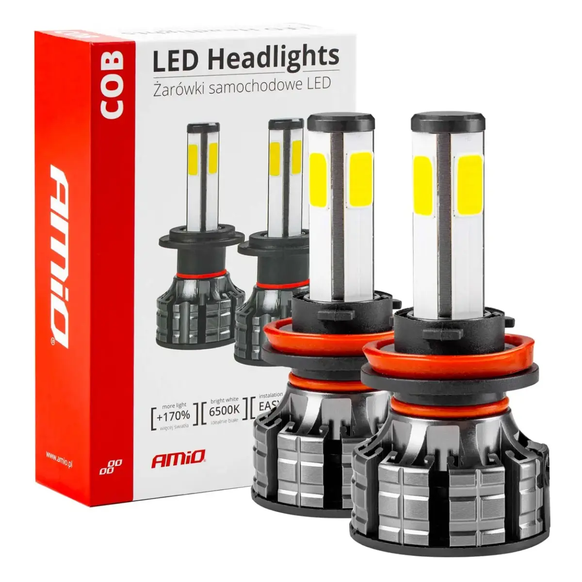 LED Headlights COB Series H8/H9/H11 AMiO-02845