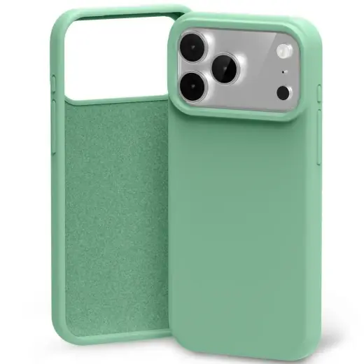 Mercury Silicone чехол для телефона iPhone 17 Pro Max зеленый