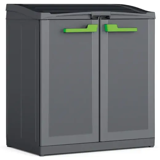 Atkritumu šķirošanas sistēma Moby 110L Recycling system 90x55x100cm melna
