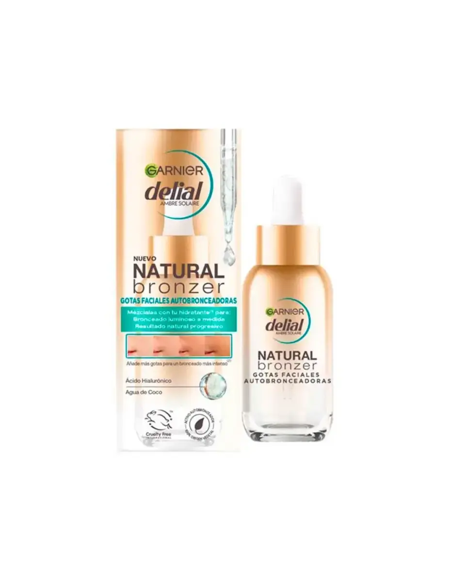 DELIAL Natural Self-Tanning Facial Bronzer Drops