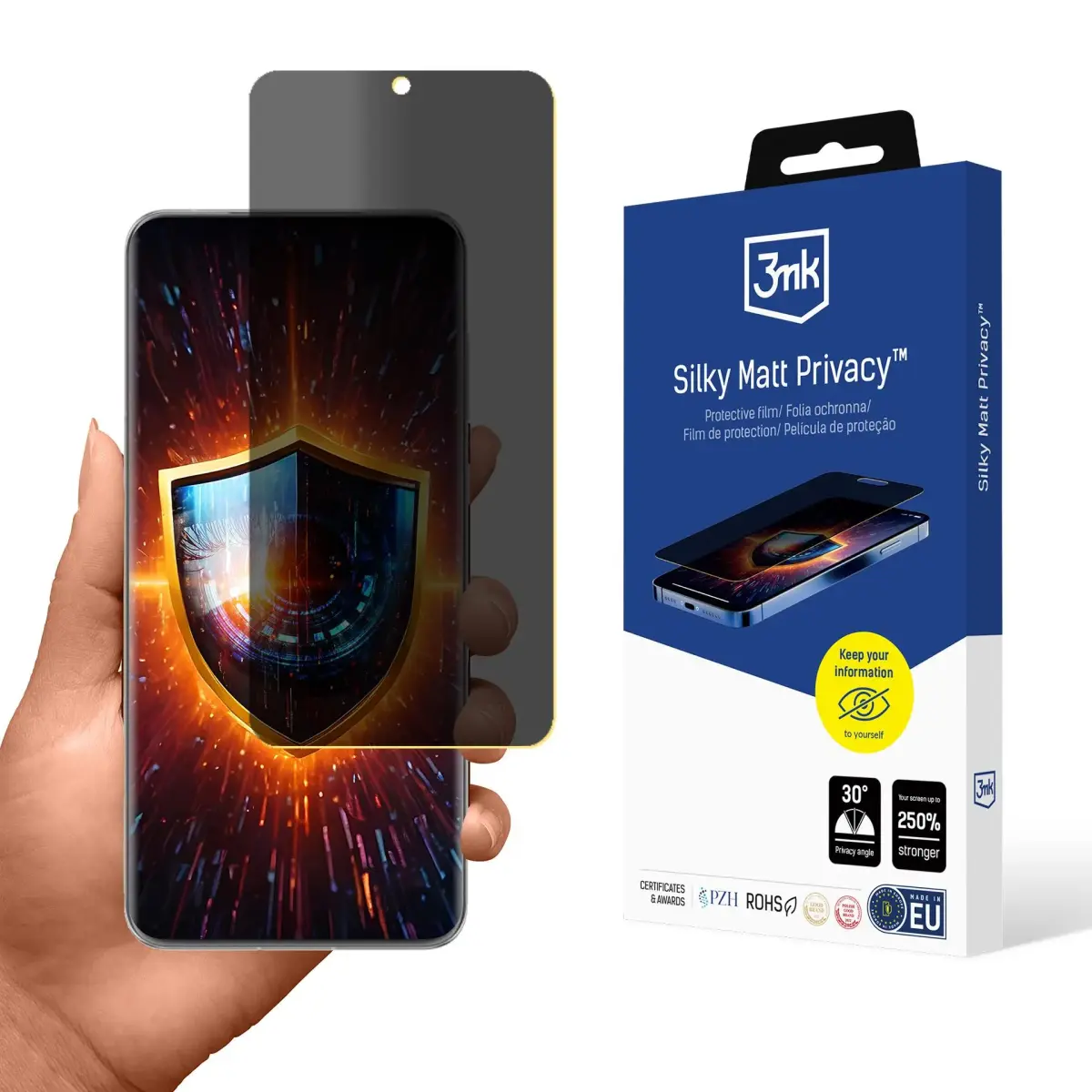 Huawei P60 Pro - 3mk Silky Matt Privacy