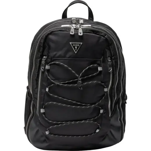 Guess, Certosa, Nylon, Textile Crossbody Bag, Black, HMECRNP2209, 33 x 46 x 15 cm, For Men