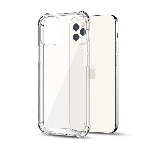 Fusion Anti Shock 0.5 mm Silikona Aizsargapvalks Priekš iPhone 13 Pro Caurspīdīgs
