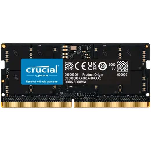 Crucial - DDR5 - module - 32 GB - SO-DIMM 262-pin - 5600 MHz | PC5-44800