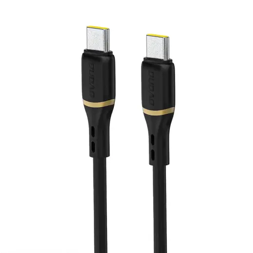 Dudao L25C andmeedastus- ja laadimiskaabel | USB-C kuni USB-C | 60W | 1m | must