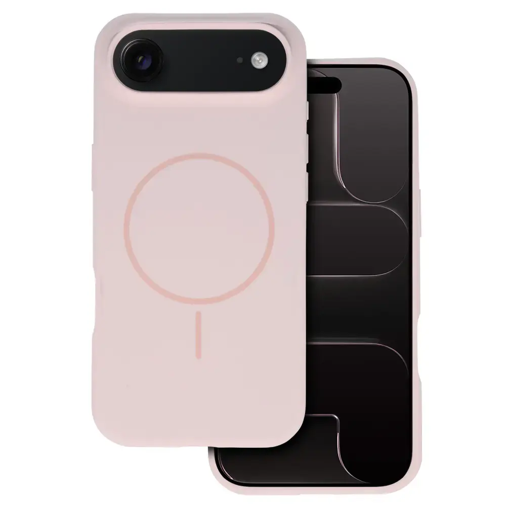 Slim Silicone maciņš ar MagSafe atbalstu telefonam iPhone 17 Air rozā