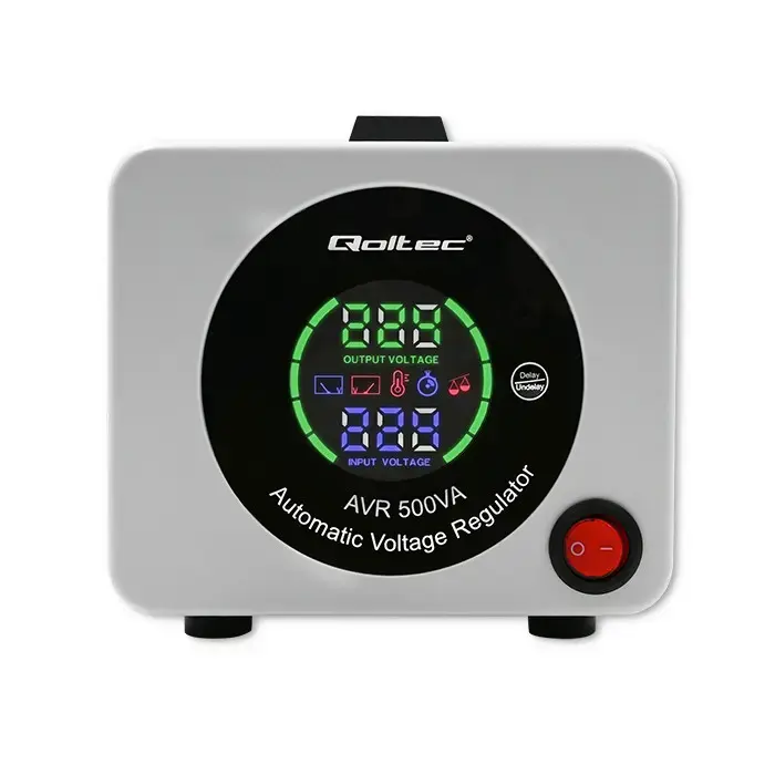 Qoltec Automatic Voltage Stabilizer AVR 500VA