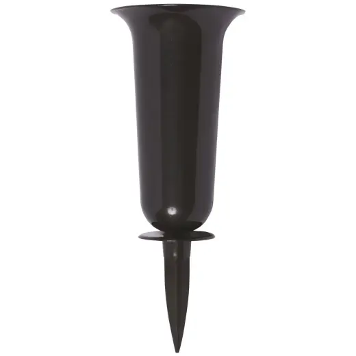 Flower pot-vase Dama 1, black