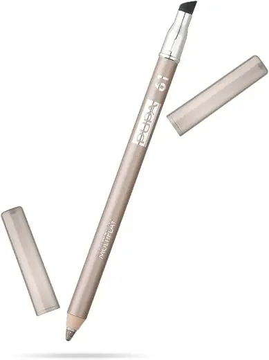 Pupa, Multiplay, Double-Ended, Eyeshadow & Kajal Eyeliner 2-In-1, 61, Platinum, 1.2 g *Tester