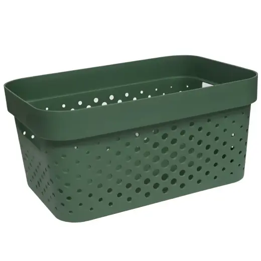 Basket Deny 25x17x12cm, green