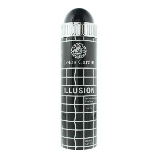 Louis Cardin, Illusion, Deodorant Spray, For Men, 200 ml