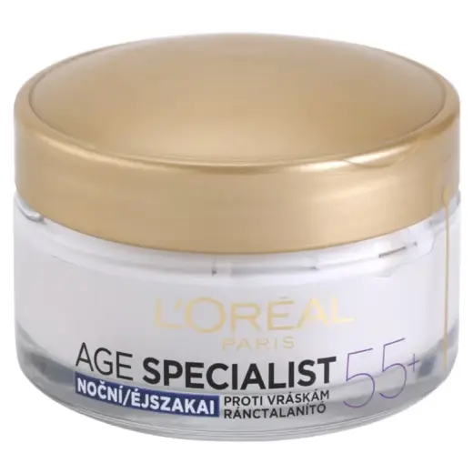 L´oréal Paris Anti-wrinkle Night Cream Age 55+ Specialist - 50 Ml