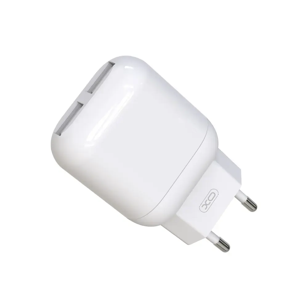 XO wall charger L78 2x USB 2,4A white