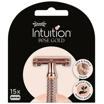 Wilkinson Sword Intuition Double Edge Rose Gold Blades ( 15 pcs )