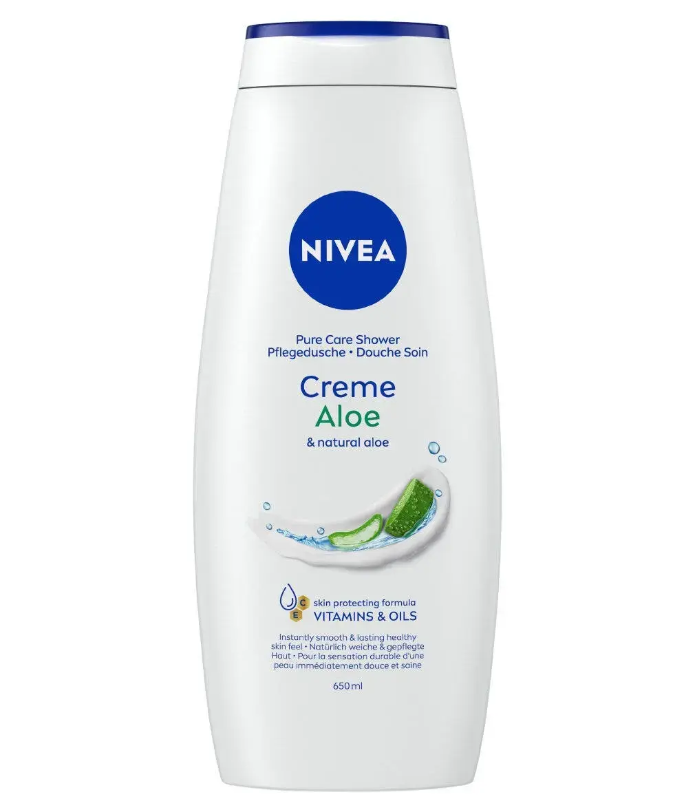 NIVEA Creme Aloe Shower Gel Treatment 650 Ml