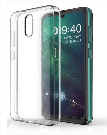 Fusion Ultra Back Case 0.3 mm Protect Silicone Case For Nokia 2.3 Transparent