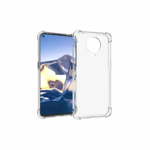 Fusion Anti Shock 0.5 mm Silicone Case For Nokia G10 | G20 Transparent