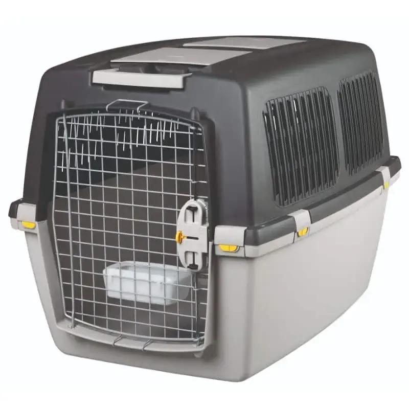 Transportēšanas bokss dzīvniekiem : Trixie Gulliver 5 transport box, M: 58 × 60 × 79 cm, light grey|dark grey, up to 25kg