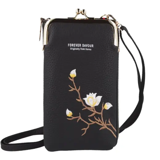 Knitted bag for phone GCW17 black