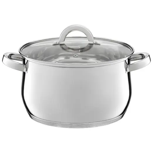 Pot with lid 6.1L, Berry 24cm